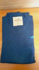 Pull homme Hollister Bleu