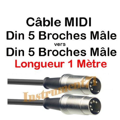 Câble midi din broches - câble,