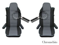 Premium Gris Simili Cuir &