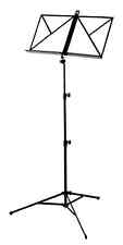 Pupitre Support Pour Feuillet de Musique 55-100cm Housse Robuste Set Noir