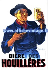 affiche poster bière des