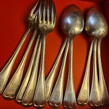 6 cuillères 5 fourchettes  Apollo Monogramme MM - lbb0404