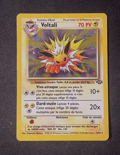 Carte pokémon voltali 4 - :, 4/64