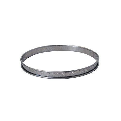 Cercle tarte perforé bord - cercle, à