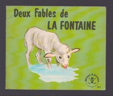 DEUX FABLES DE LA FONTAINE . MINI-LIVRES HACHETTE . 1971  ( R6 )