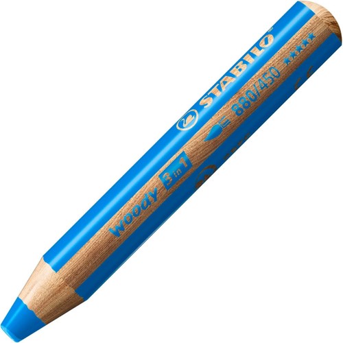 Stabilo woody bleu - 1,