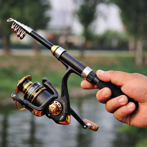 Canne pêche pliable design - canne,