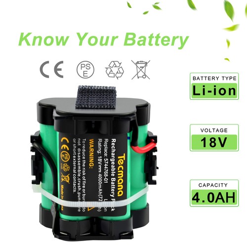 18v 4000mah batterie pour - batterie,