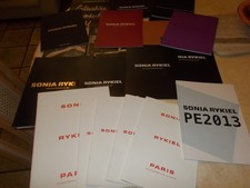 GRAND LOT LIVRETS COLLECTIONS SONIA RYKIEL