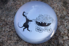 PDUB02  SULFURE PRESSE PAPIER DUBOUT CHAT FAMILLE NOMBREUSE   PAPERWEIGHT BOITE