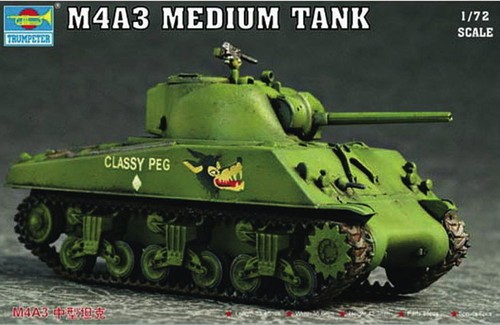 Trumpeter char sherman m4a3 - char,