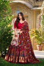 Lehenga De Fête SEMI COUSU