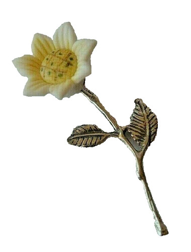 Argent sterling 800 fleurs