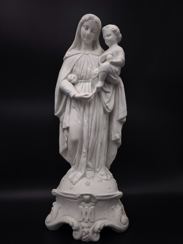 Ancienne statue vierge - statue, et