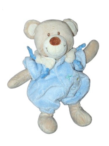 Doudou peluche ours beige - doudou,