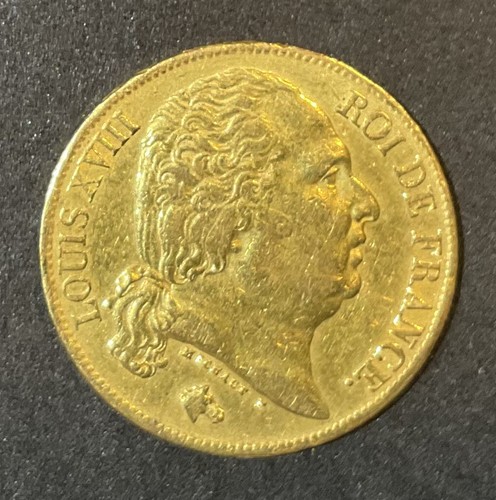 Francs louis xviii 1818 - francs,