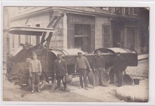 (USA) Carte photo - 13 Marseille - Service de nettoiement, 38 rue Saint Savourni