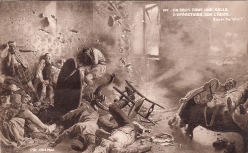 Cpa guerre ww1 aisne 147 - cpa, 14-18