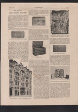 document papier annee 1927 Louis Vuitton malle bagage voyage pub reportage