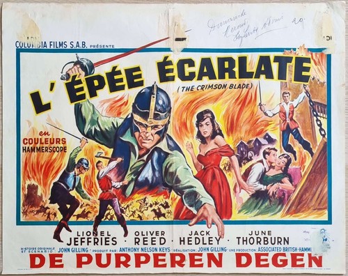 Affiche ancienne cinéma belge