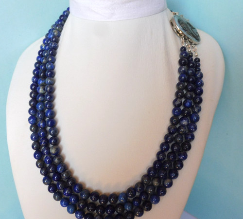 Collier lapis lazuli - en,