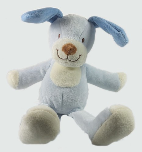 Doudou chien bleu nicotoy - bleu,