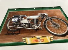 Terrot 125 LCP 1934 fiche carte moto passion collection édition Atlas