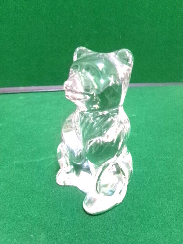Petit ourson verre moulé - en,