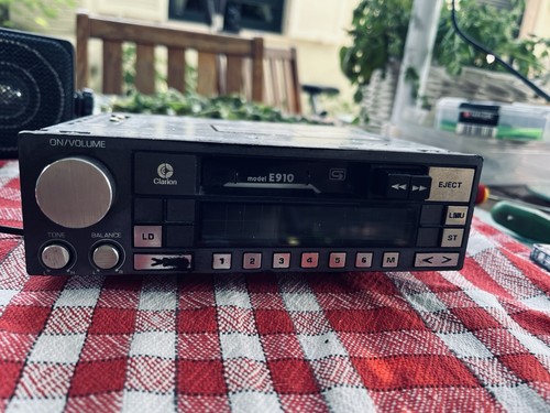 Clarion e910 radio cassette - clarion,