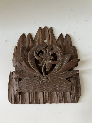 Ancien porte carte bois - carte,