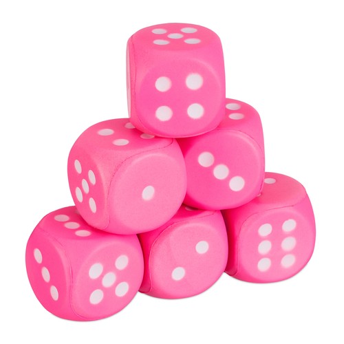 Dés mousse enfants - lot, 6