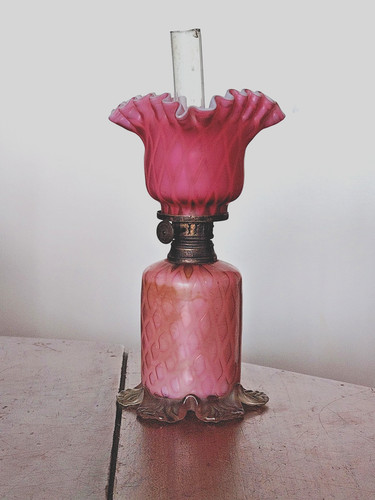 Rare petite lampe - à, pétrole