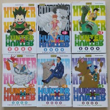 Lot de 6 Mangas Hunter X Hunter Tomes 1 à 6