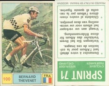 R@R@ Figurine Panini Édition Sprint 71-THEVENET - Neuf/Édition - Parfait - N.100