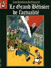 Livre revue le grand bêtisier de l'actualité Cabu 1989 No 34 les dossiers du can