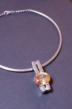 Collier et pendentif en argent