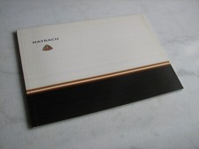 BROCHURE MAYBACH 62 en francais 2003
