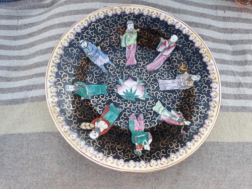 Antique china porcelain plate - antique,
