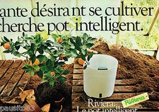 PUBLICITE ADVERTISING 115  1978  le pot à fleurs RIVIERA  ( 2p)