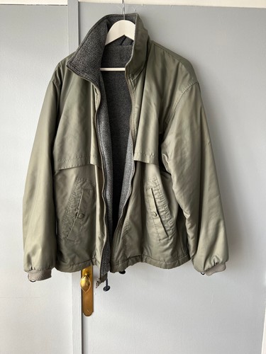 Blouson kaki réversible gris
