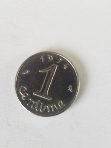 Centime epi 1974 avec rebord - 1,