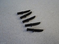 PLAYMOBIL vintage pirates indiens western médiéval lot 5 couteaux noirs