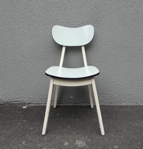 Chaise formica vert eau - en,