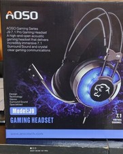 AOSO J9 CASQUE PRO GAMING HEADSET 7.1 Couleur Bleu