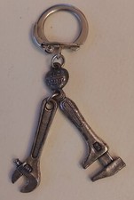 Porte clé Shell que J'aime Visuel Outils Garagiste Vintage Métal 