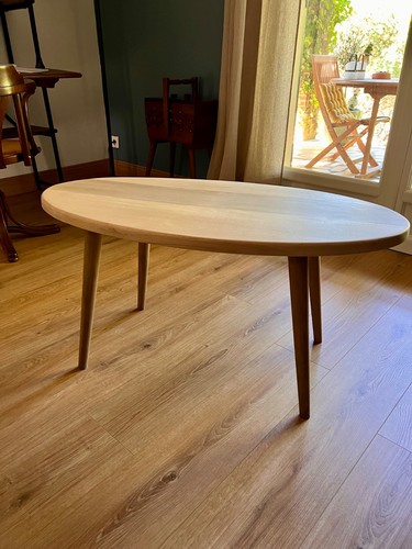 Table basse ovale - table,