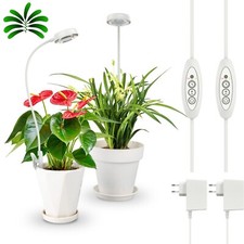 LED à Clipser Lampe de Croissance pour Plantes 10W Timer Spectre Complet 2 PACK