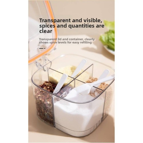 Boîte épices transparente - boîte, à