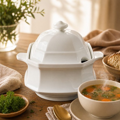 Soupière porcelaine - en,