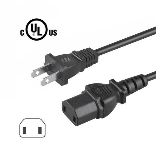 Prong power cord - 2-prong, cable